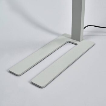 Kancelárska stojacia lampa Arcchio LED Jolinda, strieborná, 4 000 K, senzor
