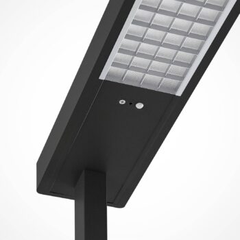 Kancelárska stojacia lampa Arcchio LED Susi, sada 2 ks, čierna, senzor