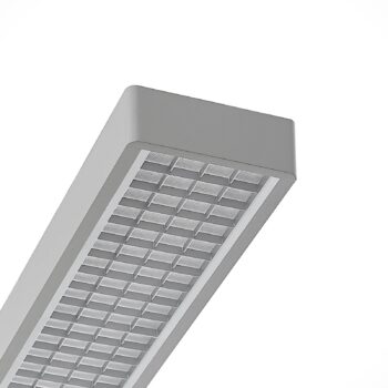 Kancelárska stojacia lampa Arcchio LED Susi, strieborná, hliník, dotykový