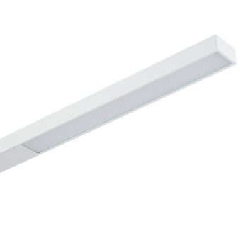 Kancelárska stojacia lampa Arcchio LED Tamilo, biela, kov, 194 cm