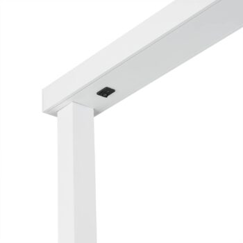 Kancelárska stojacia lampa Arcchio LED Tamilo, biela, kov, 194 cm