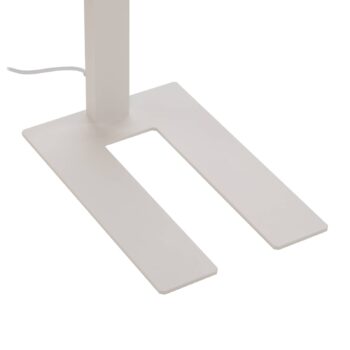 Kancelárska stojacia lampa Prios LED Taronis, biela, 195 cm, stmievateľná