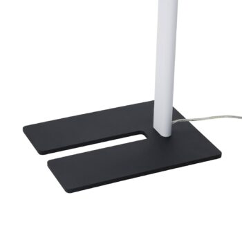 Kancelárska stojacia lampa Prios Zyair LED, biela 108,4 cm