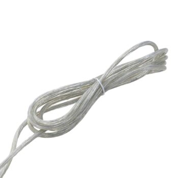 Kancelárska stojacia lampa Prios Zyair LED, biela 59,7 cm