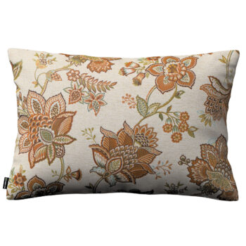 Karin - jednoduchá obliečka, 60x40cm, béžové kvety, 47 x 28 cm, Intenso Premium, 144-27