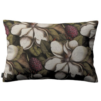 Karin - jednoduchá obliečka, 60x40cm, béžový a zelený kvetinový motív, 47 x 28 cm, Eden, 144-24