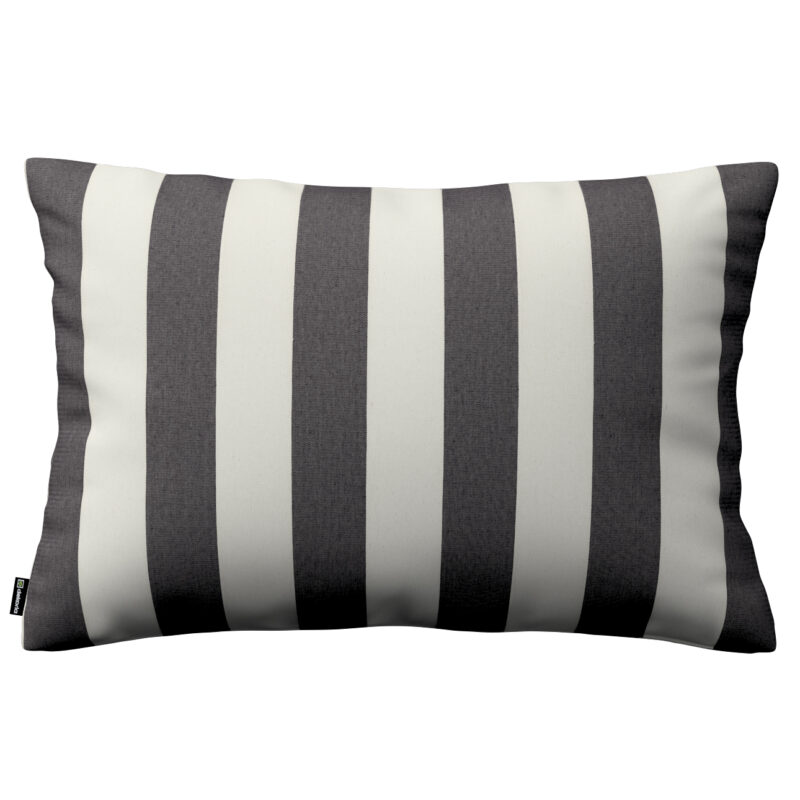 Karin - jednoduchá obliečka, 60x40cm, biało-grafitowe pionowe pasy, 60 x 40 cm, Quadro, 143-92 Karin - jednoduchá obliečka, 60x40cm, biało-grafitowe pionowe pasy, 60 x 40 cm, Quadro, 143-92