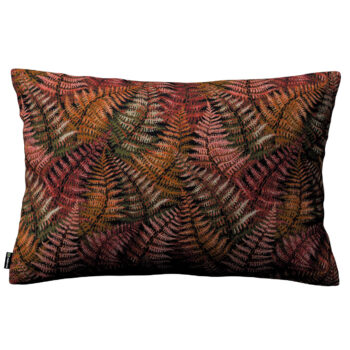 Karin - jednoduchá obliečka, 60x40cm, bordová a zlatý list, 47 x 28 cm, Intenso Premium, 144-19