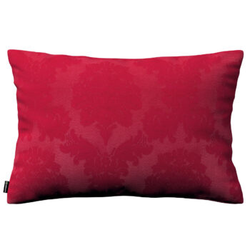 Karin - jednoduchá obliečka, 60x40cm, bordová tkanina s vytkaným ornamentom , 47 x 28 cm, Damasco, 613-13