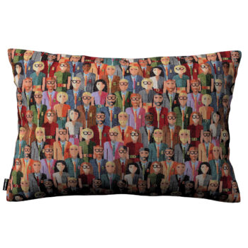 Karin - jednoduchá obliečka, 60x40cm, červeno-modrá, 60 x 40 cm, Intenso Premium, 144-15