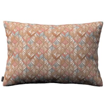 Karin - jednoduchá obliečka, 60x40cm, hnedá, broskyňová, 47 x 28 cm, Arte, 143-99