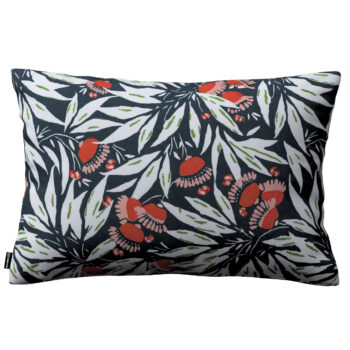 Karin - jednoduchá obliečka, 60x40cm, kvety na tmavomodrom pozadí, 60 x 40 cm, Eden, 144-20