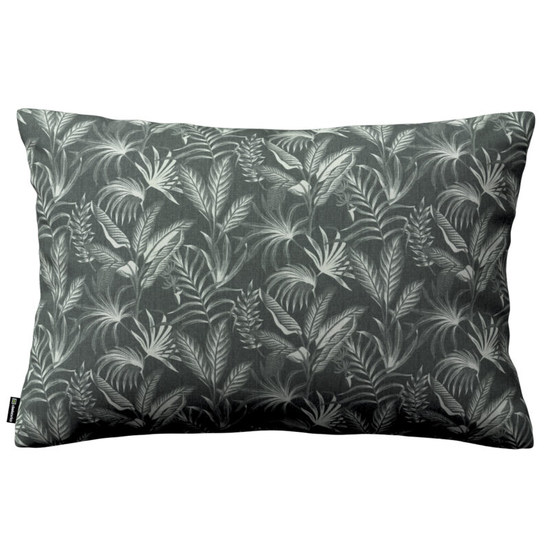 Karin - jednoduchá obliečka, 60x40cm, listy na čiernom podklade, 60 x 40 cm, Flowers, 143-73 Karin - jednoduchá obliečka, 60x40cm, listy na čiernom podklade, 60 x 40 cm, Flowers, 143-73
