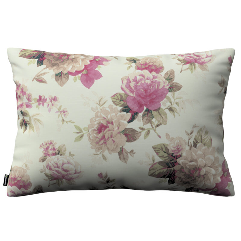 Karin - jednoduchá obliečka, 60x40cm, ružovo-béžové ruže na krémovom podklade, 60 x 40 cm, Londres, 141-07 Karin - jednoduchá obliečka, 60x40cm, ružovo-béžové ruže na krémovom podklade, 60 x 40 cm, Londres, 141-07