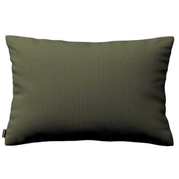 Karin - jednoduchá obliečka, 60x40cm, temná olivová, 47 x 28 cm, Manchester, 701-35