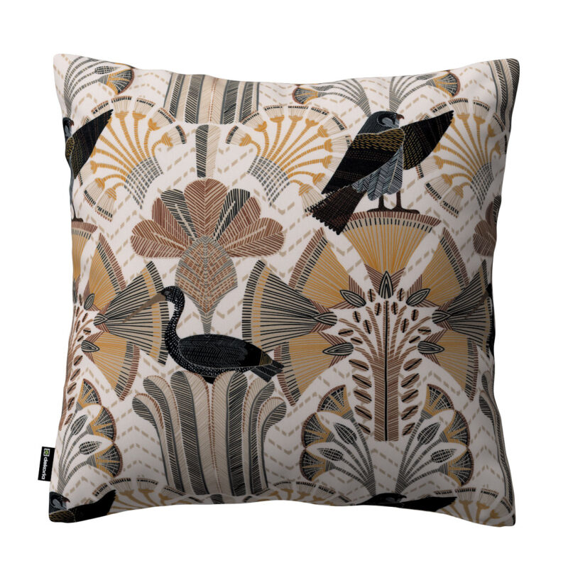 Karin - jednoduchá obliečka, béžovo-hnedá, 60 x 60 cm, Eden, 144-25 Karin - jednoduchá obliečka, béžovo-hnedá, 60 x 60 cm, Eden, 144-25