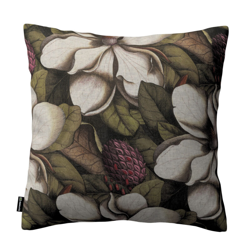 Karin - jednoduchá obliečka, béžový a zelený kvetinový motív, 60 x 60 cm, Eden, 144-24 Karin - jednoduchá obliečka, béžový a zelený kvetinový motív, 60 x 60 cm, Eden, 144-24