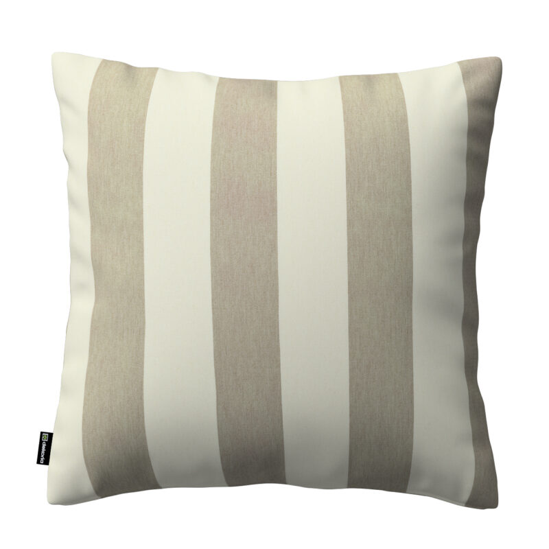 Karin - jednoduchá obliečka, beżowo-białe pionowe pasy, 43 x 43 cm, Quadro, 143-93 Karin - jednoduchá obliečka, beżowo-białe pionowe pasy, 43 x 43 cm, Quadro, 143-93
