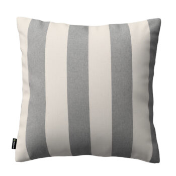 Karin - jednoduchá obliečka, biało-szare pionowe pasy, 60 x 60 cm, Quadro, 143-91