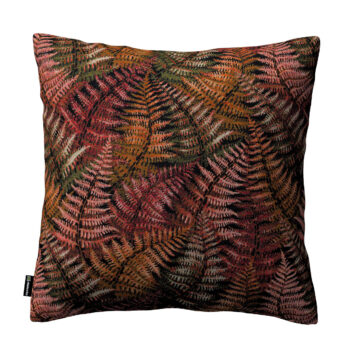 Karin - jednoduchá obliečka, bordová a zlatý list, 60 x 60 cm, Intenso Premium, 144-19