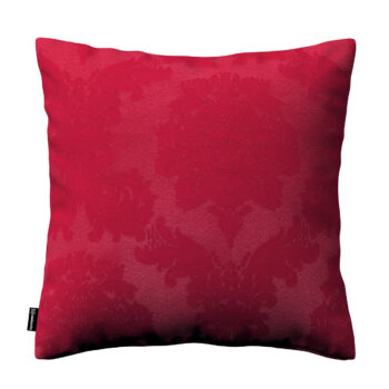 Karin - jednoduchá obliečka, bordová tkanina s vytkaným ornamentom , 60 x 60 cm, Damasco, 613-13