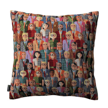 Karin - jednoduchá obliečka, červeno-modrá, 50 x 50 cm, Intenso Premium, 144-15