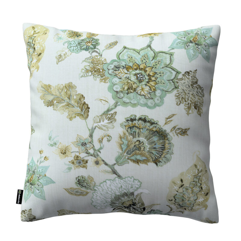 Karin - jednoduchá obliečka, kvety na béžovo - sivom podklade, 43 x 43 cm, Flowers, 143-67 Karin - jednoduchá obliečka, kvety na béžovo - sivom podklade, 43 x 43 cm, Flowers, 143-67