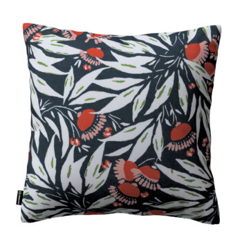 Karin - jednoduchá obliečka, kvety na tmavomodrom pozadí, 43 x 43 cm, Eden, 144-20