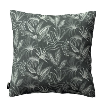 Karin - jednoduchá obliečka, listy na čiernom podklade, 50 x 50 cm, Flowers, 143-73