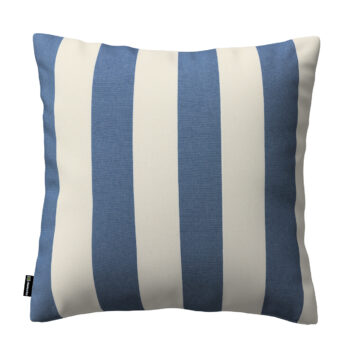 Karin - jednoduchá obliečka, niebiesko-białe pionowe pasy, 60 x 60 cm, Quadro, 143-90