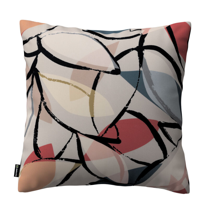 Karin - jednoduchá obliečka, ružové a sivé kvetinové motívy, 60 x 60 cm, Eden, 144-21 Karin - jednoduchá obliečka, ružové a sivé kvetinové motívy, 60 x 60 cm, Eden, 144-21