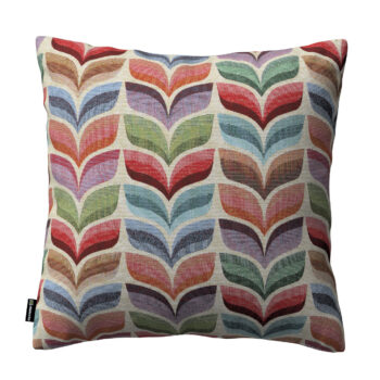 Karin - jednoduchá obliečka, ružový a modrý kvetinový motív, 50 x 50 cm, Intenso Premium, 144-16