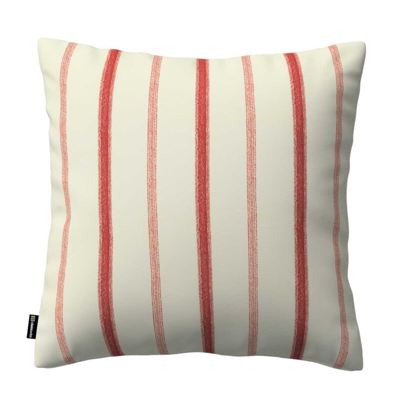 Karin - jednoduchá obliečka, svetlo a tmavo bordový pásik na svetlobéžovom podklade , 60 x 60 cm, Avinon, 129-15 Karin - jednoduchá obliečka, svetlo a tmavo bordový pásik na svetlobéžovom podklade , 60 x 60 cm, Avinon, 129-15