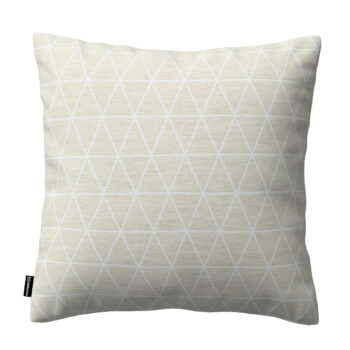 Karin - jednoduchá obliečka, trojuholníky na béžovo-ľanovom podklade, 60 x 60 cm, Sunny, 143-49