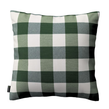 Karin - jednoduchá obliečka, zelená a biela kocka (5,5x5,5cm), 50 x 50 cm, Quadro, 144-36