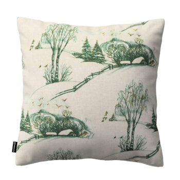 Karin - jednoduchá obliečka, zeleno-béžová, 60 x 60 cm, Avinon, 629-44