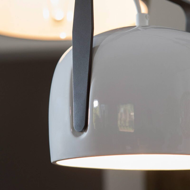 Karman Bag biela závesná lampa, Ø 32 cm, hladká Karman Bag biela závesná lampa, Ø 32 cm, hladká
