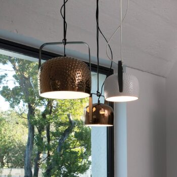Karman Bag – závesná lampa, 21 cm, bronz
