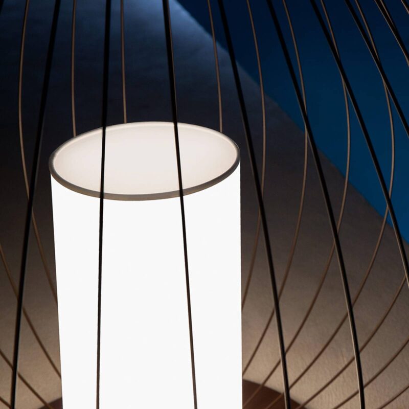 Karman Cell klietková stojaca lampa bronz Ø84cm Karman Cell klietková stojaca lampa bronz Ø84cm