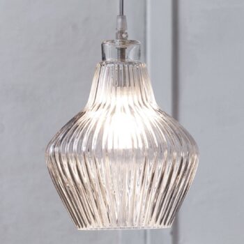 Karman Ceraunavolta závesná lampa sklo cibuľovitá
