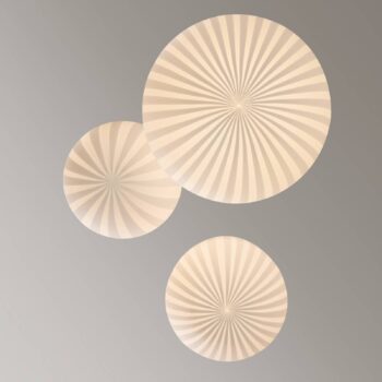 Karman Circus závesná lampa 32 cm, z bieleho skla