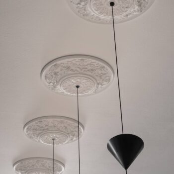 Karman Moonbloom LED závesné svetlo 2fl Ø40cm 3000K