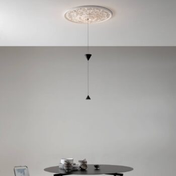 Karman Moonbloom LED závesné svetlo 2fl Ø75cm 3000K