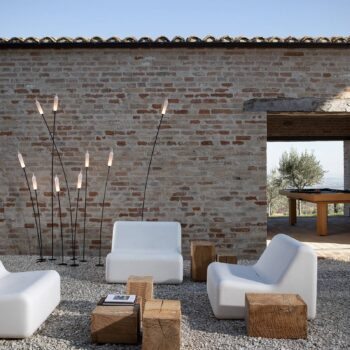 Karman Nilo vonkajšia stojaca LED lampa 150 cm