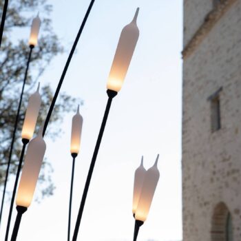 Karman Nilo vonkajšia stojaca LED lampa 150 cm