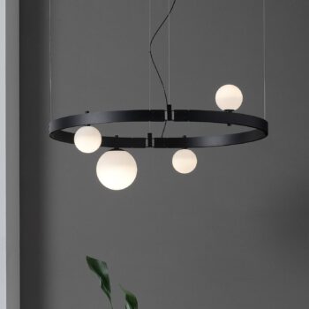 Karman Stant závesné LED svetlo čierna dĺžka 103cm
