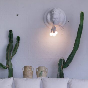 Karman Ugo Rilla – nástenné svietidlo, biele