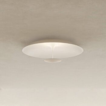 Karman stropné LED svetlo BLANCO, Ø 92 cm, biela, kov