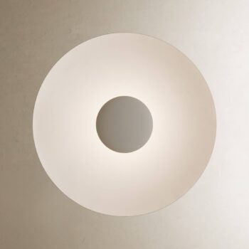 Karman stropné LED svetlo BLANCO, Ø 92 cm, biela, kov