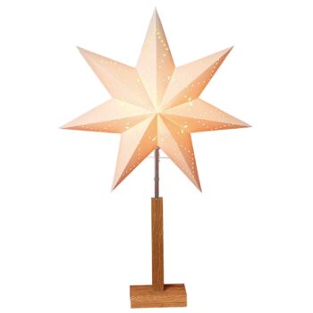 Karo – stojaca deko lampa s hviezdnym vzorom 70 cm